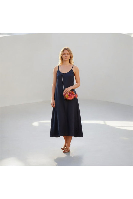 Boncuk işlemeli çanta