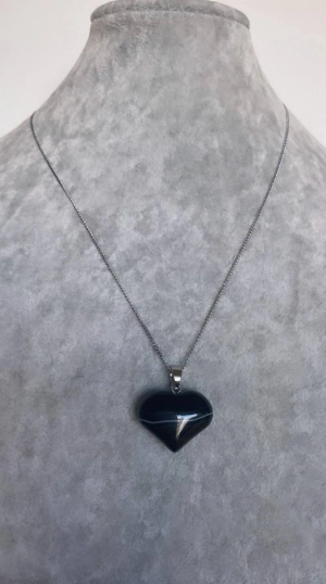 Akik Küçük Kalpli Kolye