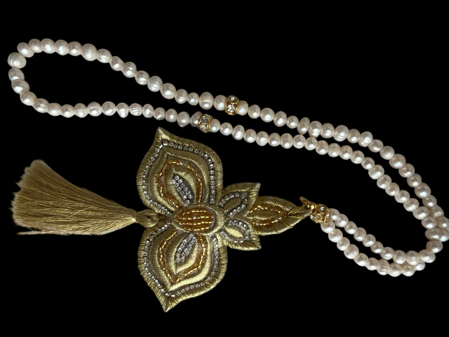 Gerçek İnci Maraş işi Tesbih