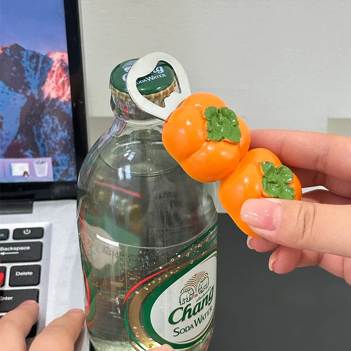 Kabaklı Mıknatıslı Şişe Kapağı Açacağı