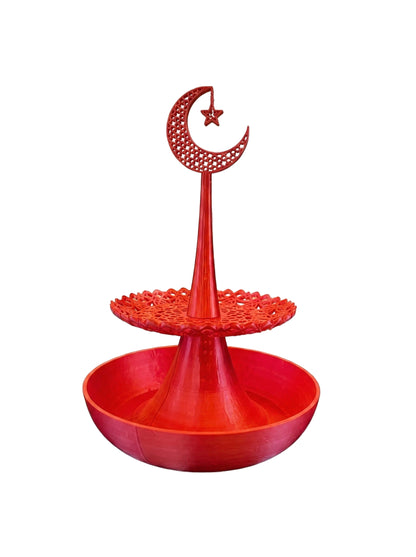 Ay Yıldız Tasarımlı Özel 3D Baskı Hurmalık